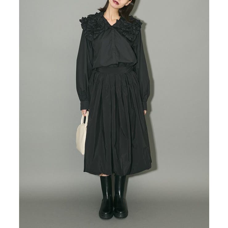 フリルビッグカラーブラウス | Green Parks  | 詳細画像19 