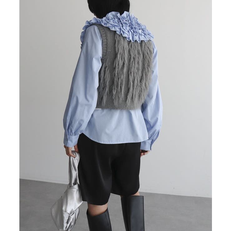 フリルビッグカラーブラウス | Green Parks  | 詳細画像38 