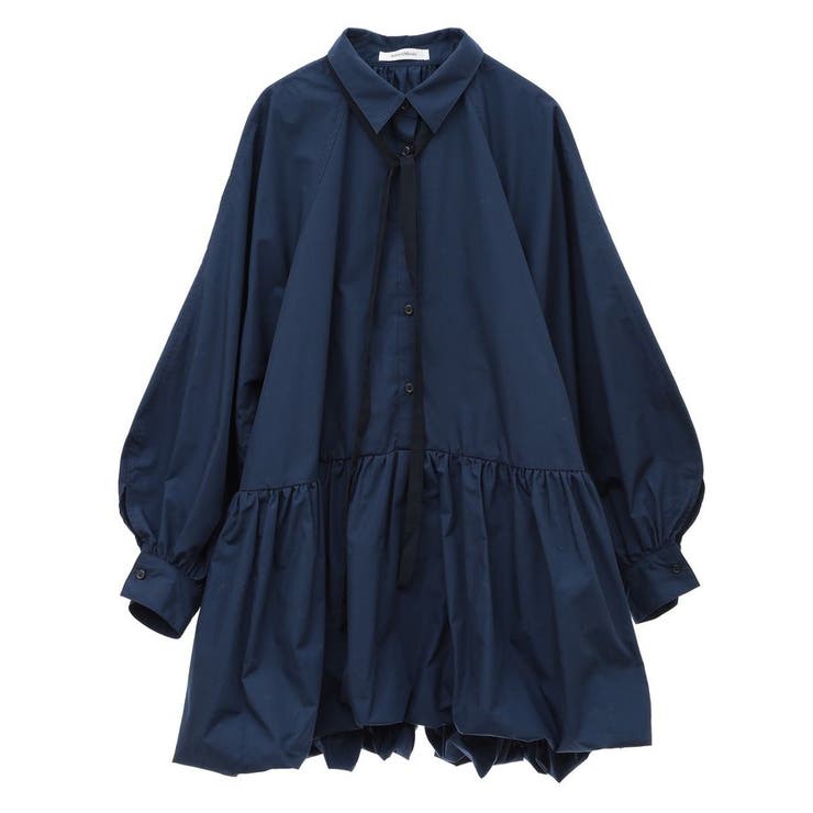 ボウタイリボン付裾バルーンシャツワンピースⅡ | Green Parks  | 詳細画像36 