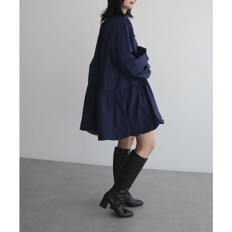 ボウタイリボン付裾バルーンシャツワンピースⅡ | Green Parks  | 詳細画像26 