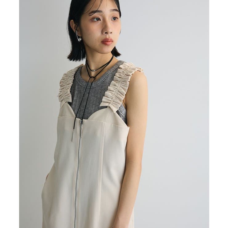 フロントジップキャミワンピース | Green Parks  | 詳細画像14 