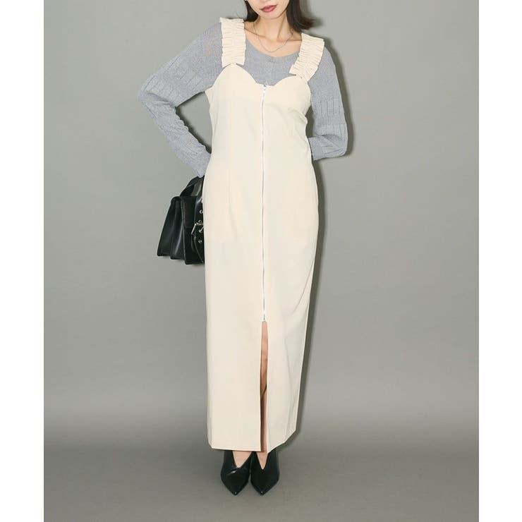 フロントジップキャミワンピース | Green Parks  | 詳細画像21 