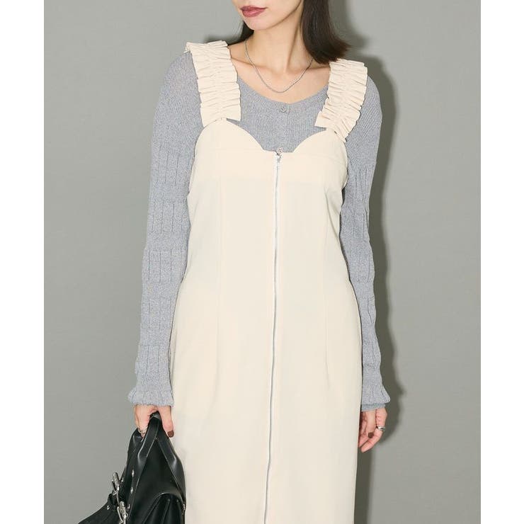 フロントジップキャミワンピース | Green Parks  | 詳細画像24 