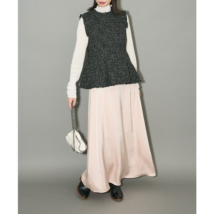 ツイードペプラムベスト | Green Parks  | 詳細画像15 