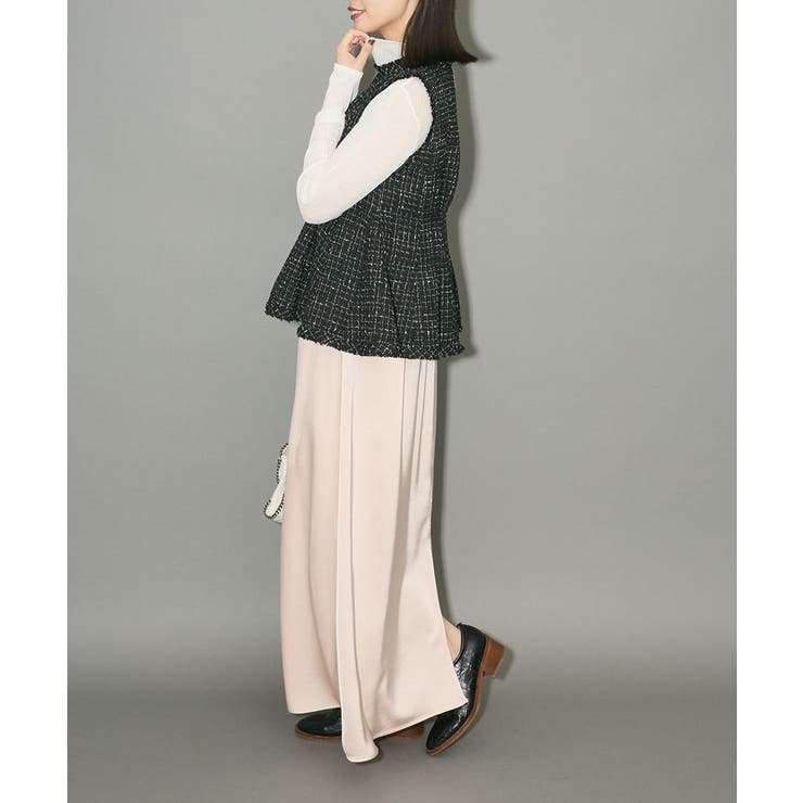 ツイードペプラムベスト | Green Parks  | 詳細画像16 