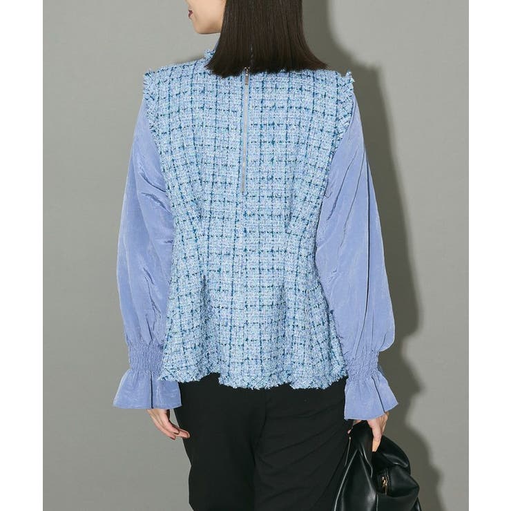 ツイードペプラムベスト | Green Parks  | 詳細画像7 