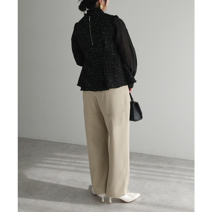 ツイードペプラムベスト | Green Parks  | 詳細画像40 