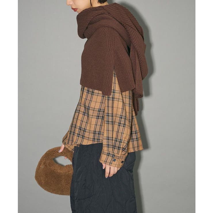 フードマフラー+ケープニット | Green Parks  | 詳細画像21 