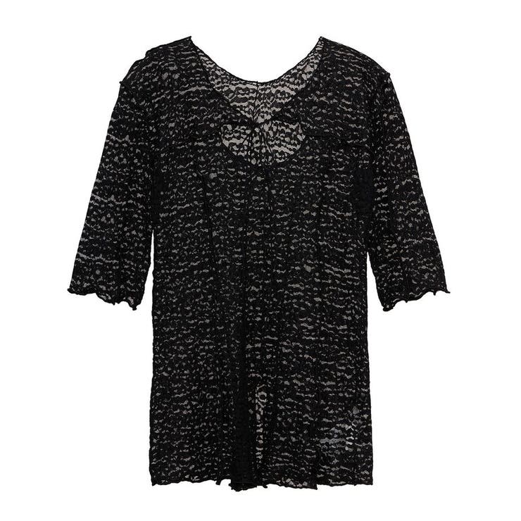 カットワークデザインレース半袖トップス | Green Parks  | 詳細画像21 