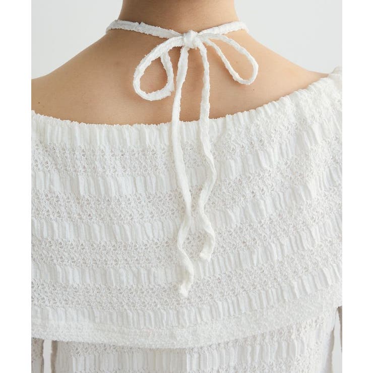 シャーリングオフショルプルオーバー | Green Parks  | 詳細画像12 