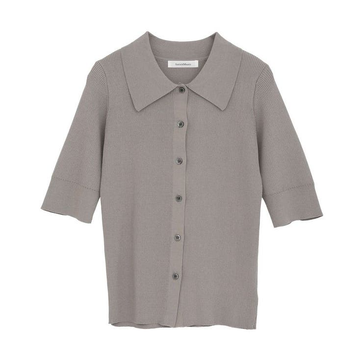 ポロ襟5分袖リブニット | Green Parks  | 詳細画像31 