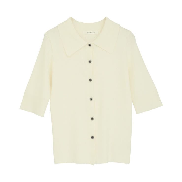 ポロ襟5分袖リブニット | Green Parks  | 詳細画像39 