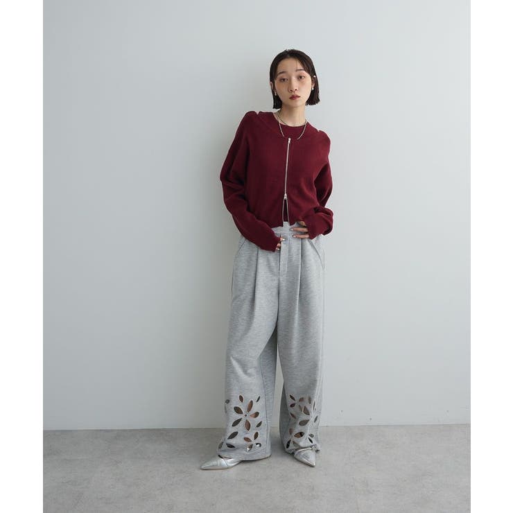 SET2点Zipニットカーディガン+アメスリタンク | Green Parks  | 詳細画像12 