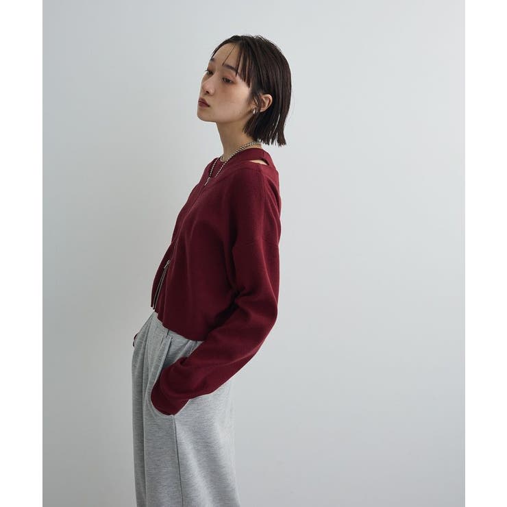 SET2点Zipニットカーディガン+アメスリタンク | Green Parks  | 詳細画像17 