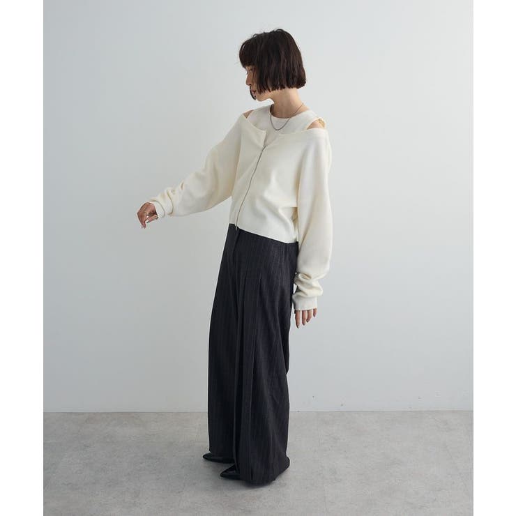 SET2点Zipニットカーディガン+アメスリタンク | Green Parks  | 詳細画像26 