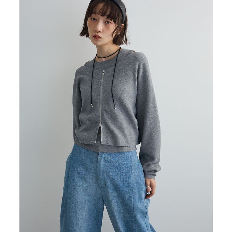 SET2点Zipニットカーディガン+アメスリタンク | Green Parks  | 詳細画像6 