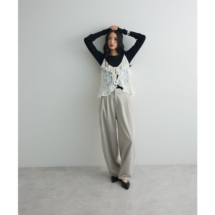 レースフリルキャミビスチェ | Green Parks  | 詳細画像2 