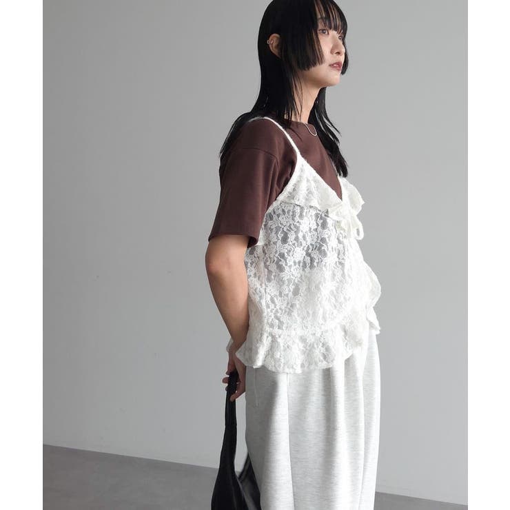 レースフリルキャミビスチェ | Green Parks  | 詳細画像24 