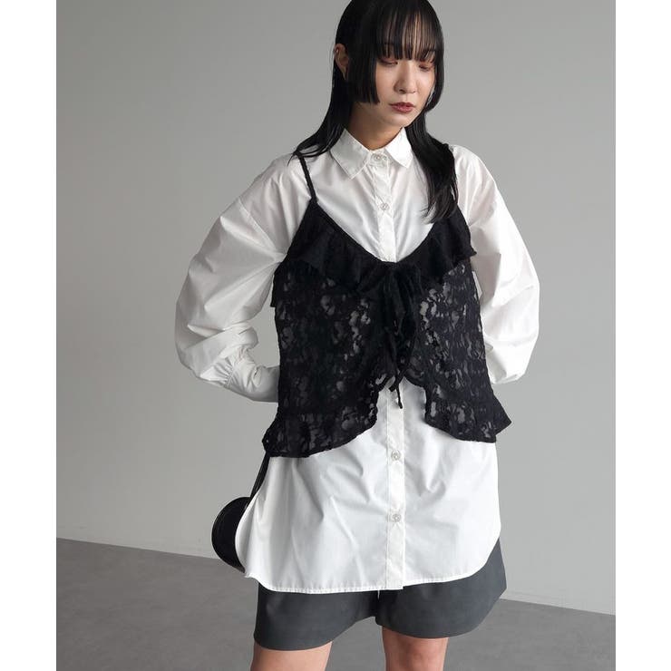 レースフリルキャミビスチェ | Green Parks  | 詳細画像32 