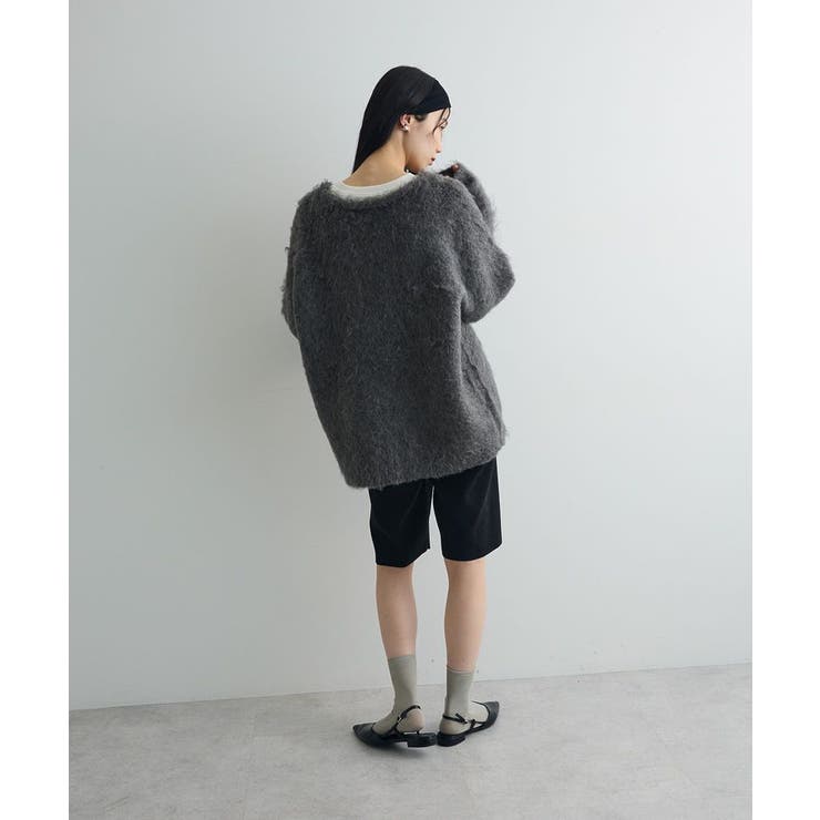 前後2wayキーネックシャギーニット | Green Parks  | 詳細画像19 