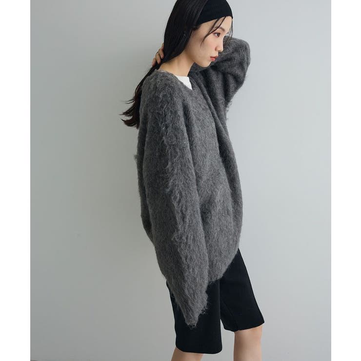 前後2wayキーネックシャギーニット | Green Parks  | 詳細画像22 