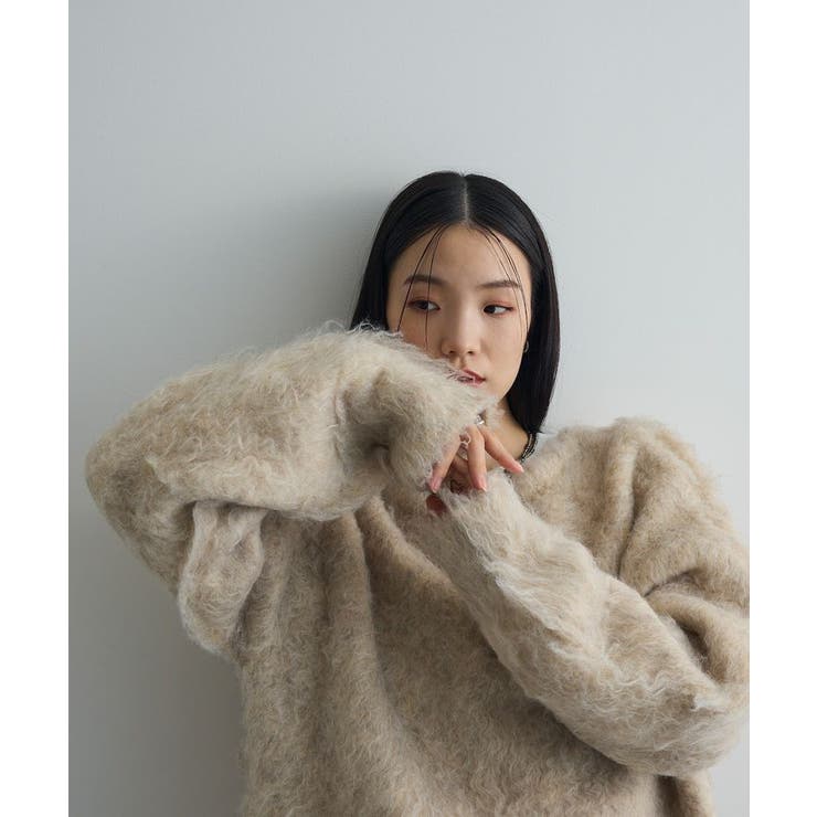 前後2wayキーネックシャギーニット | Green Parks  | 詳細画像32 