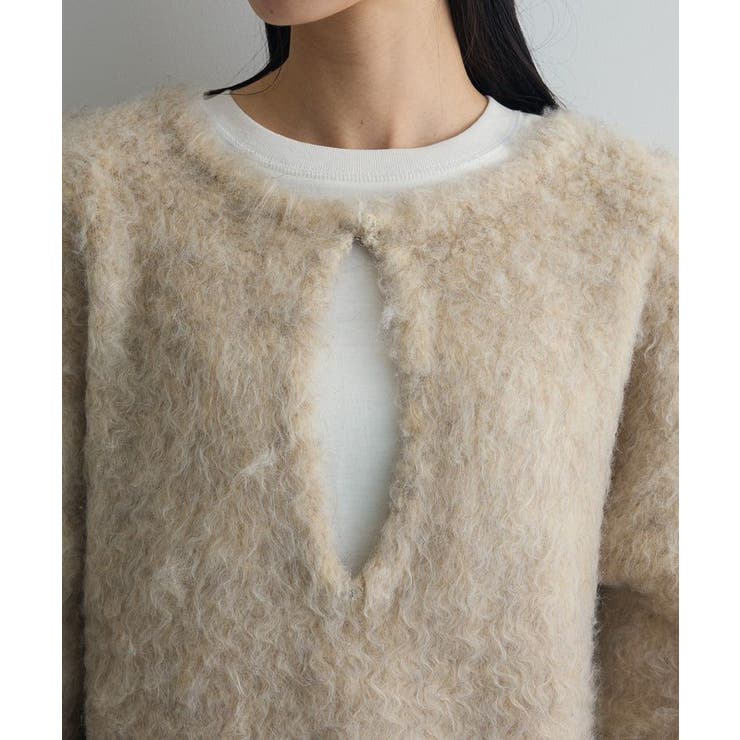 前後2wayキーネックシャギーニット | Green Parks  | 詳細画像38 