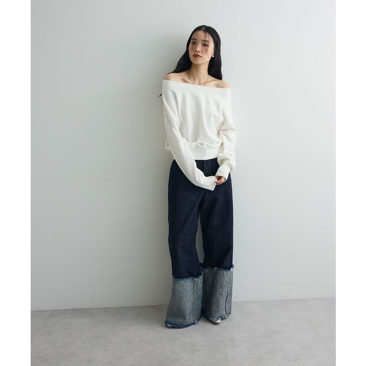 オフショルスウェット | Green Parks  | 詳細画像13 