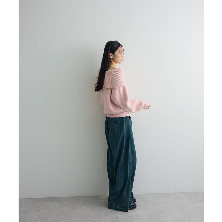 オフショルダーニット | Green Parks  | 詳細画像13 