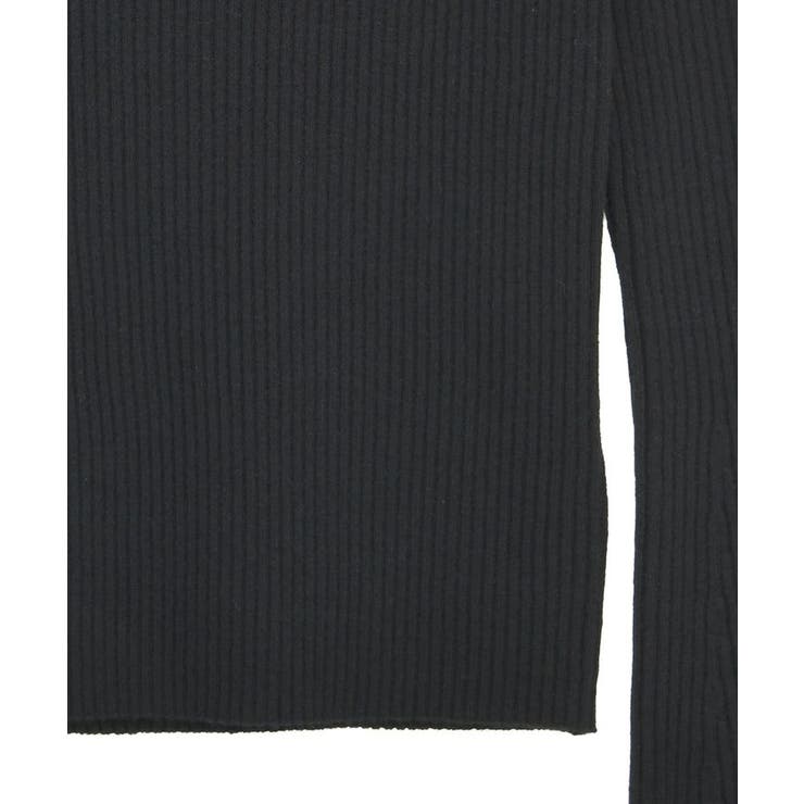 前後2wayアシンメトリー袖フレアリブニット | Green Parks  | 詳細画像34 