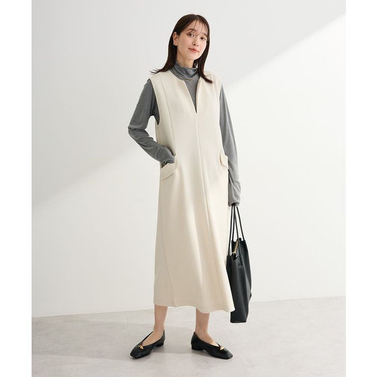 アイボリー | ダンボールスキッパージャンパースカート | Green Parks 