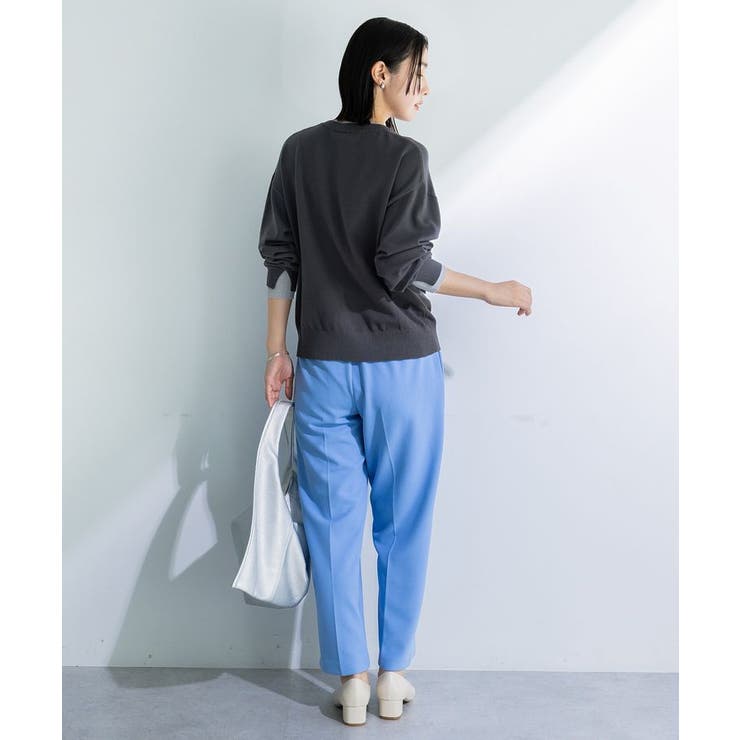 アンチピリングレイヤード風ニットプルオーバー | Green Parks  | 詳細画像4 