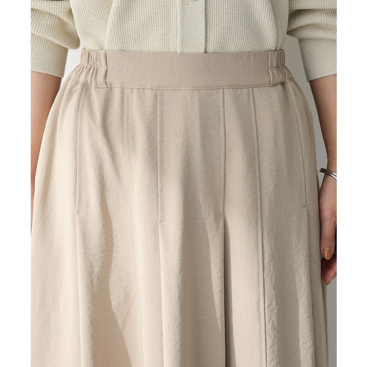 プリーツサテンフレアスカート | Green Parks  | 詳細画像6 