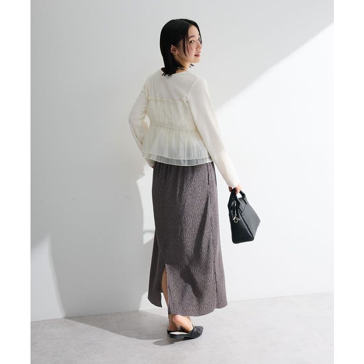 オーガンジービスチェドッキングプルオーバー | Green Parks  | 詳細画像15 