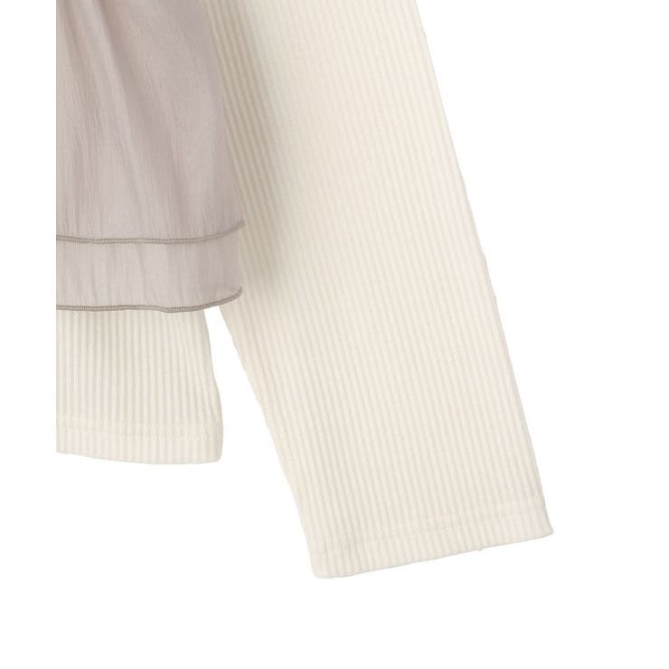 オーガンジービスチェドッキングプルオーバー | Green Parks  | 詳細画像24 