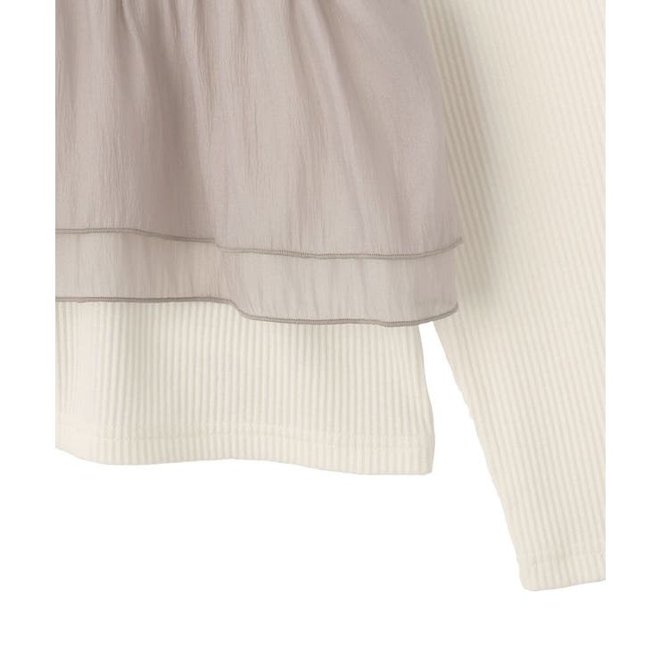 オーガンジービスチェドッキングプルオーバー | Green Parks  | 詳細画像25 