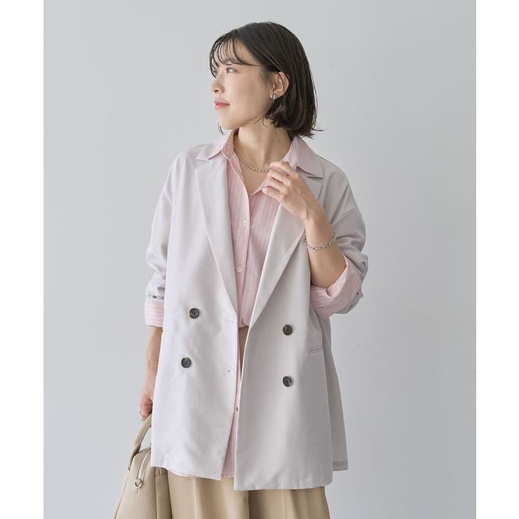 オーバーサイズW釦ライトジャケット | Green Parks  | 詳細画像57 