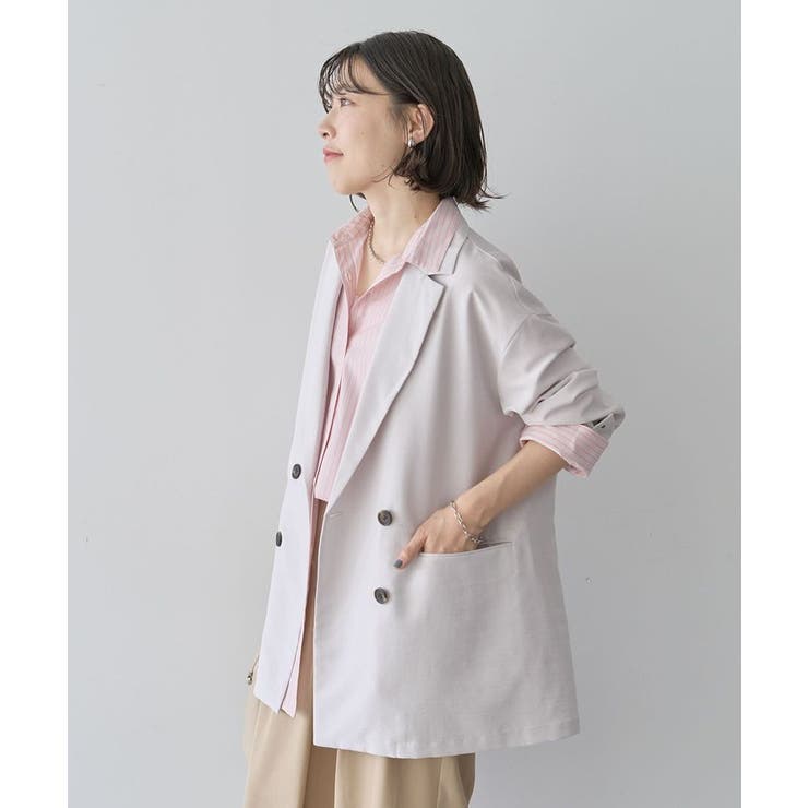 オーバーサイズW釦ライトジャケット | Green Parks  | 詳細画像58 