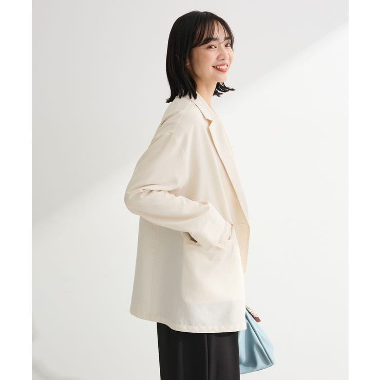 オーバーサイズW釦ライトジャケット | Green Parks  | 詳細画像10 