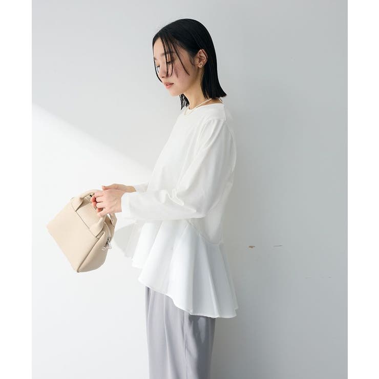 ペプラムドッキングプルオーバー | Green Parks  | 詳細画像1 