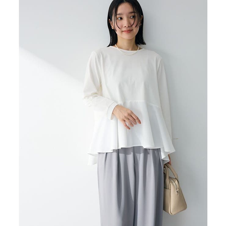 ペプラムドッキングプルオーバー | Green Parks  | 詳細画像2 