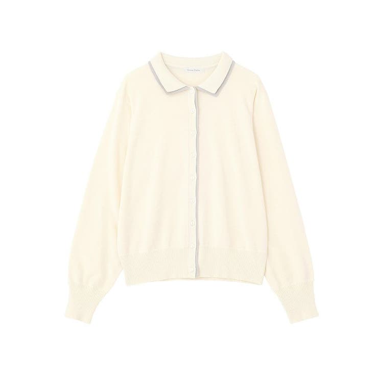 ここちニット衿付き配色プルオーバー | Green Parks  | 詳細画像44 