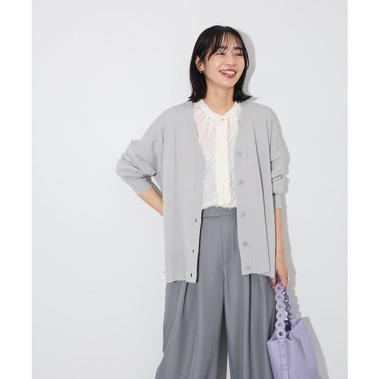 ここちニットVネックカーディガン | Green Parks  | 詳細画像18 