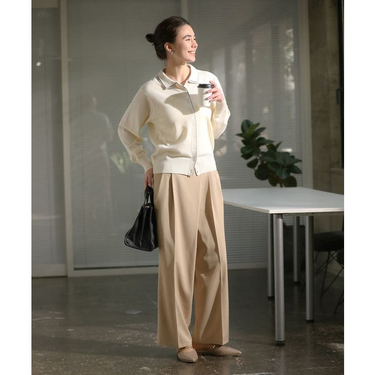 アシメウエストタックパンツ | Green Parks  | 詳細画像13 