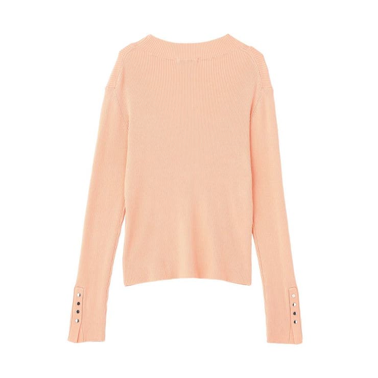 袖口金釦リブニットプルオーバー | Green Parks  | 詳細画像25 