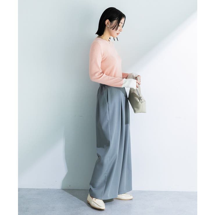 デザインタックワイドパンツ | Green Parks  | 詳細画像5 