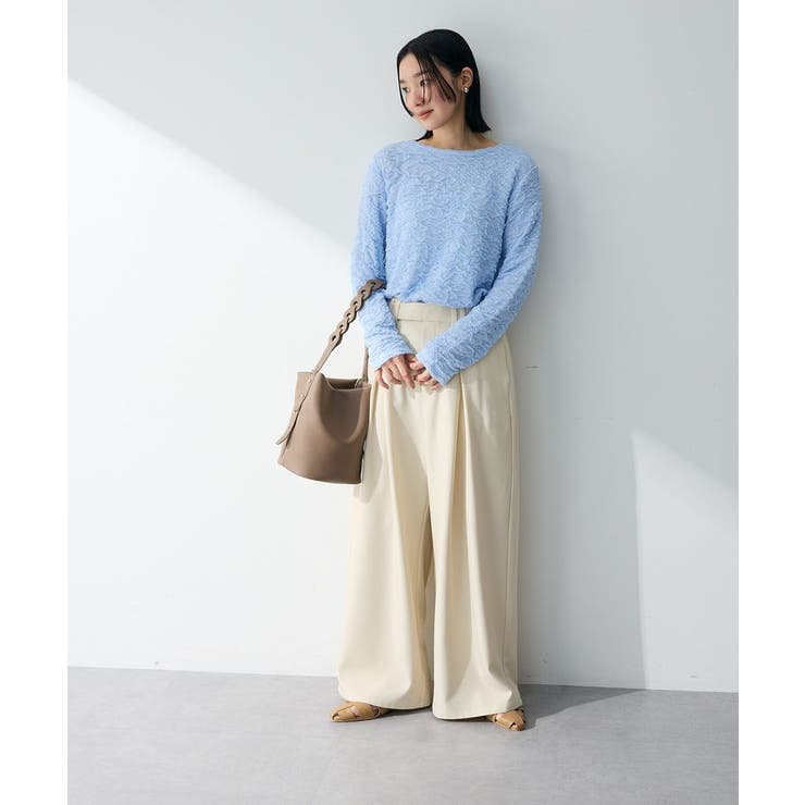 デザインタックワイドパンツ | Green Parks  | 詳細画像10 