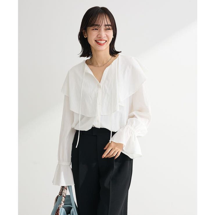 ラッフルブラウス | Green Parks  | 詳細画像16 