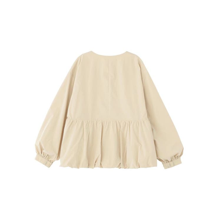 ノーカラーペプラムブルゾン | Green Parks  | 詳細画像14 