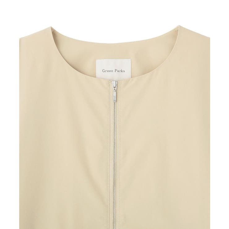 ノーカラーペプラムブルゾン | Green Parks  | 詳細画像15 